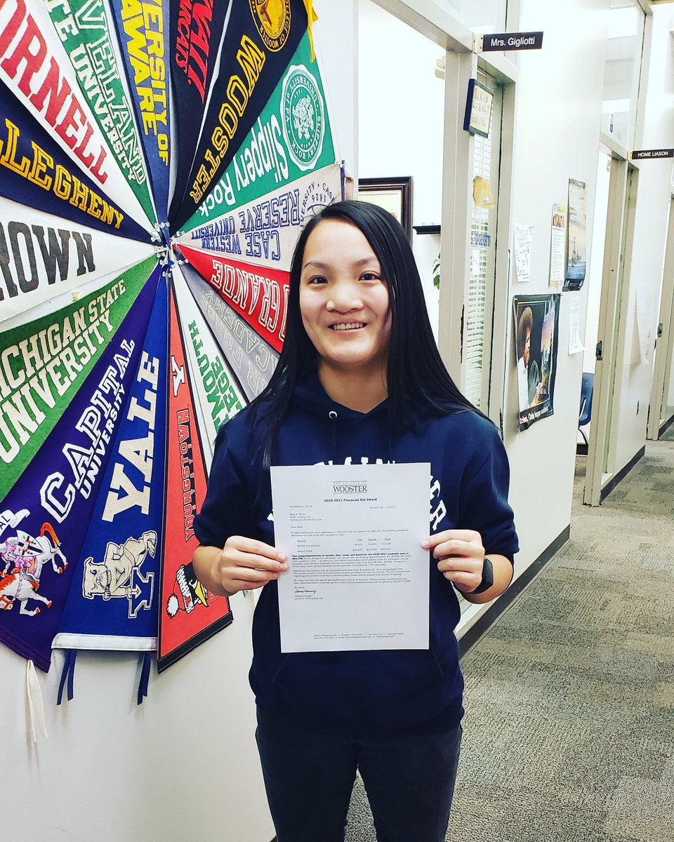 GearUp_Parma's tweet photo. Congrats Mali on your acceptance to the College of Wooster 👏
Not only did she get accepted into her top college choice, College of Wooster also gave her a full ride scholarship! We are so happy for you, Mali! 🤗
#GearUpWorks #PCSDProud #classof2020 #collegebound #CollegeNowGC https://t.co/YhPc5JLhin