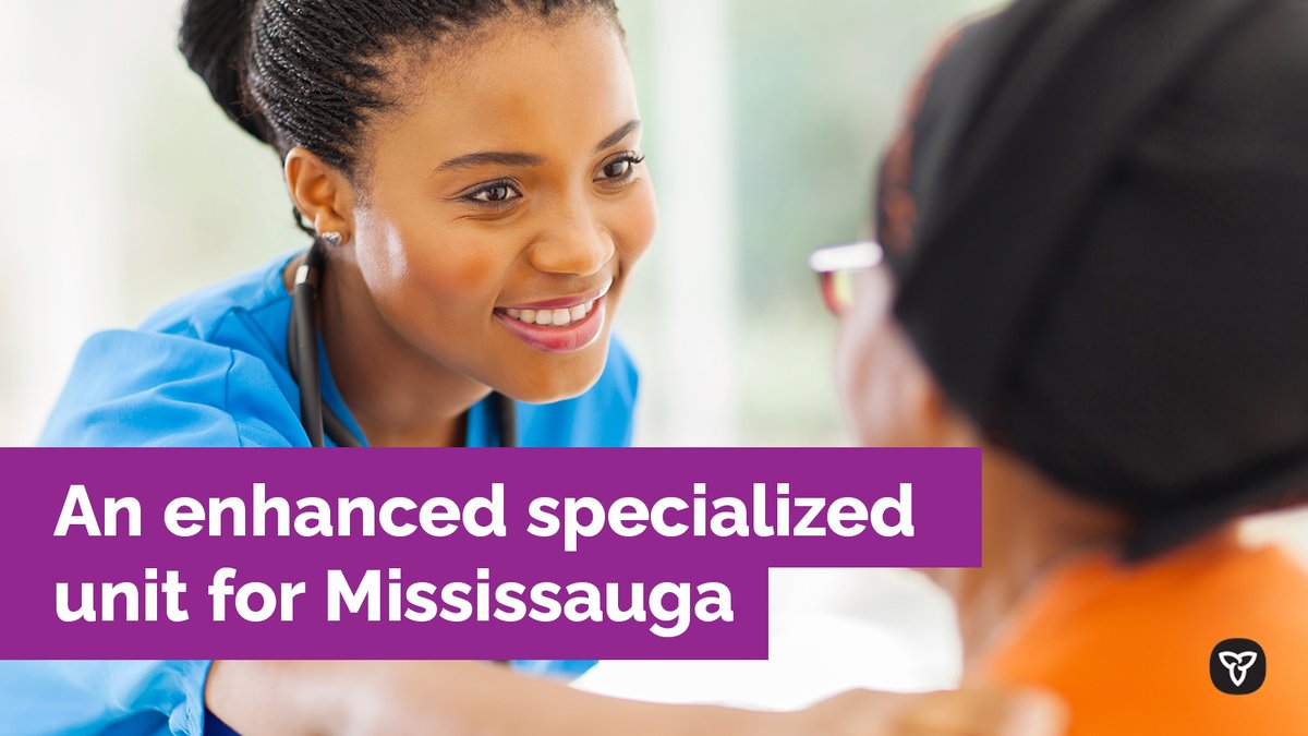 ONlongtermcare's tweet photo. Mississauga: Ontario is funding specialized #LongTermCare supports for residents with complex needs through its Behavioural Specialized Unit pilot program. As part of this program, Cooksville Care Centre will receive funding to enhance its specialized unit https://t.co/SDWptHjlBI https://t.co/gSIQVf22ZG
