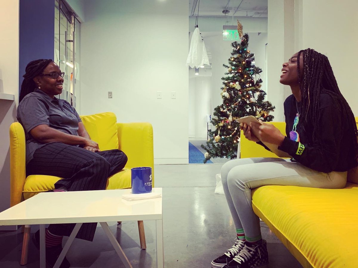 CrosstownHigh's tweet photo. Last week’s Informational Interviews: student Ariah Conner met Belinda Simpson from A Step Ahead Foundation, student Sydney Burnett met Dr. Jen Clay from Utopia Animal Hospital. Thanks Belinda &amp; Jen for making time to teach! @ChrisTerrillEDU @XQAmerica #XTHInternships https://t.co/STQ6bQv1fH