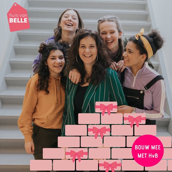 BOUW MEE// Huis van Belle zoekt voor het einde van het jaar 350 nieuwe meebouwers. Bouw je mee? Meebouwen kan al vanaf 5 euro per maand! Ons steunen met een eenmalig bedrag is ook mogelijk. Bezoek onze website voor meer informatie: huisvanbelle.nl/steun-hvb