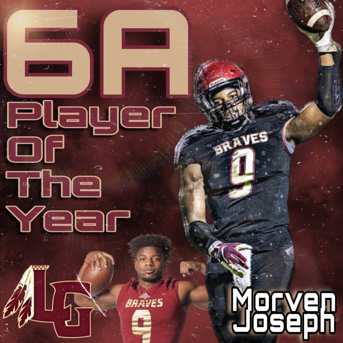 LAKE GIBSON BRAVES FOOTBALL (@lakegibsonfb) on Twitter photo Congratulations to Morven Joseph <a href="/MorvenJoseph/">MORVEN JOSEPH</a> on being named 6A player of the year. #BOE Congratulations to Morven Joseph <a href="/MorvenJoseph/">MORVEN JOSEPH</a> on being named 6A player of the year. #BOE