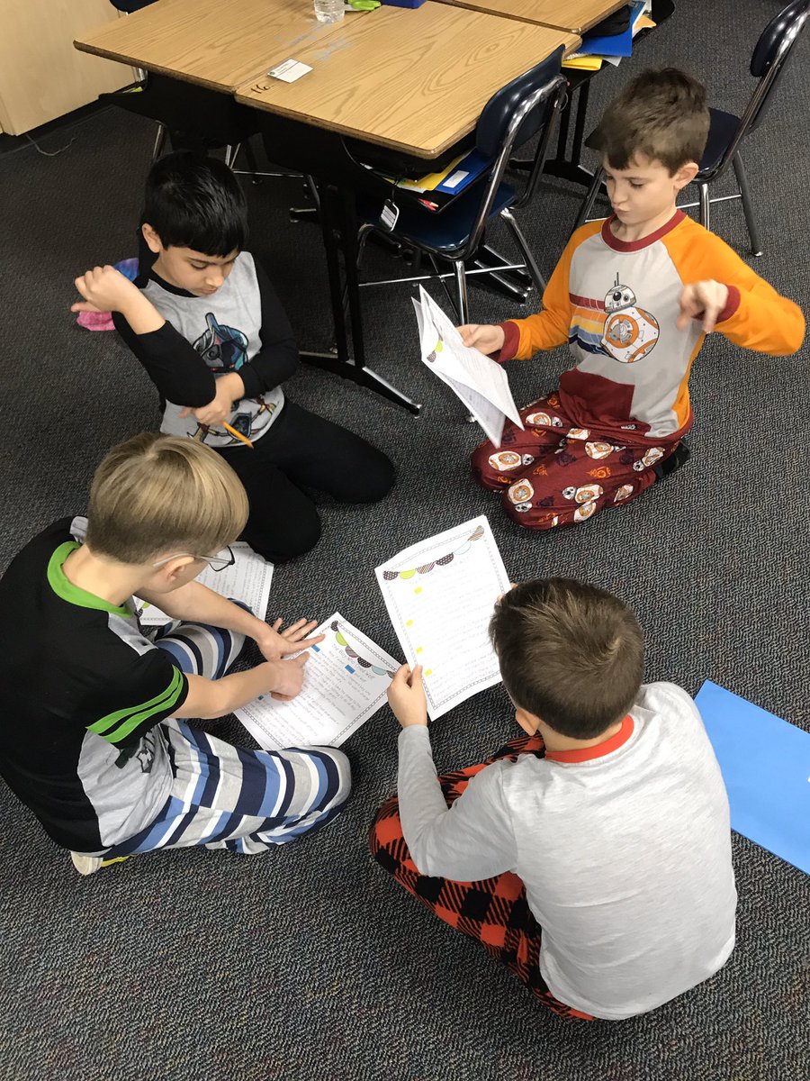 Practicing our fluency with readers theater! Students are so excited to present for peers! @Elmwood_Eagles