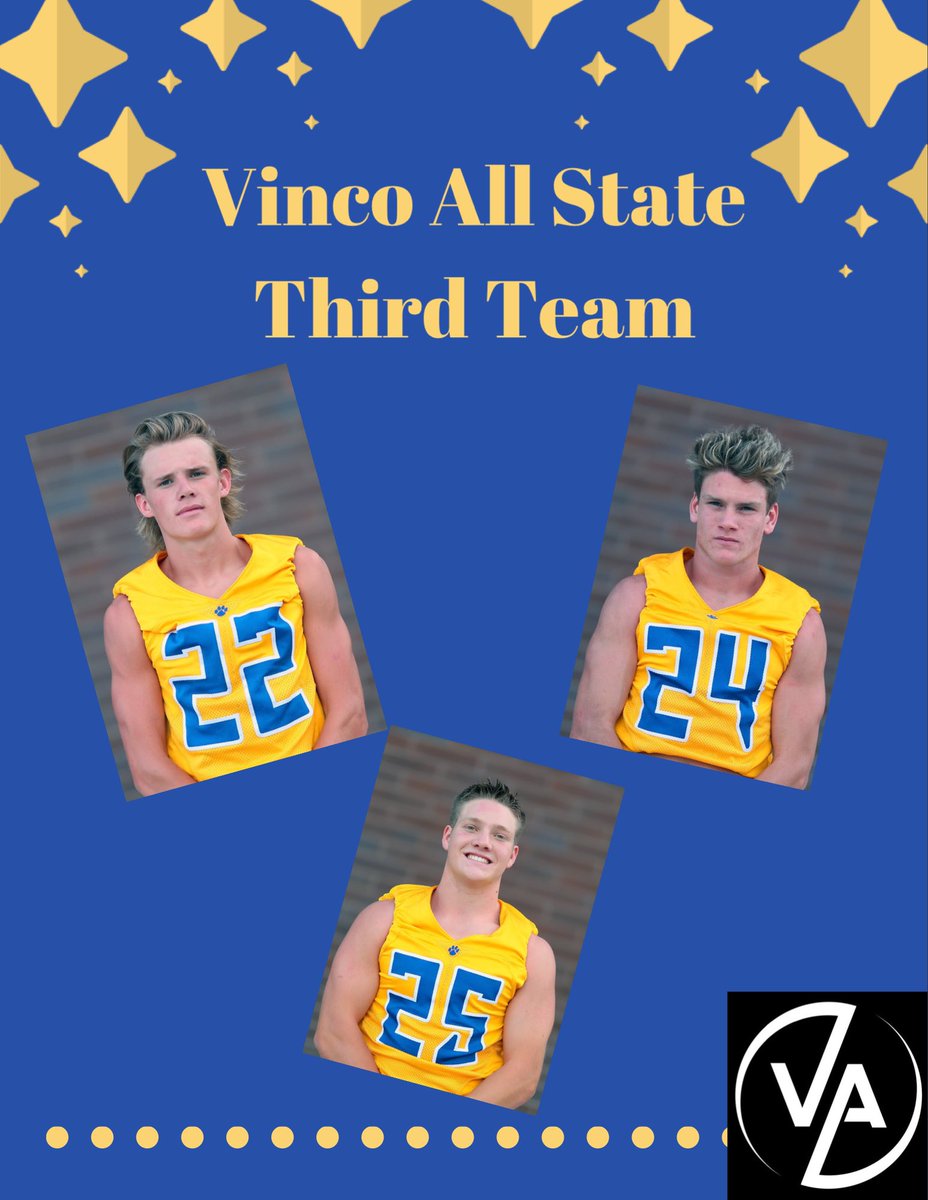 OremTigerFball's tweet photo. Congrats to our Tigers named to the Vinco Athletics All State Third Team  #PAW 🐾 https://t.co/hOUGhLAkuC