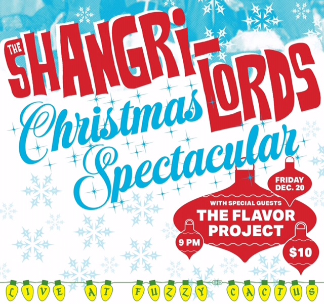 ShangriLords's tweet photo. Friday night, 12/20 we’re performing some songs from the Phil Spector Christmas album PLUS some of our fave #60sGirlGroup songs. Come hang at #FuzzyCactusRVA with us, #TheFlavorProject, & #Santa!! #rvamusic https://t.co/rNPnG6u5TQ