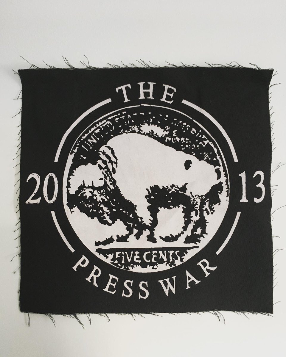 We got a few sizes left, $5 holiday clearance - ho ho ho

thepresswar.bigcartel.com