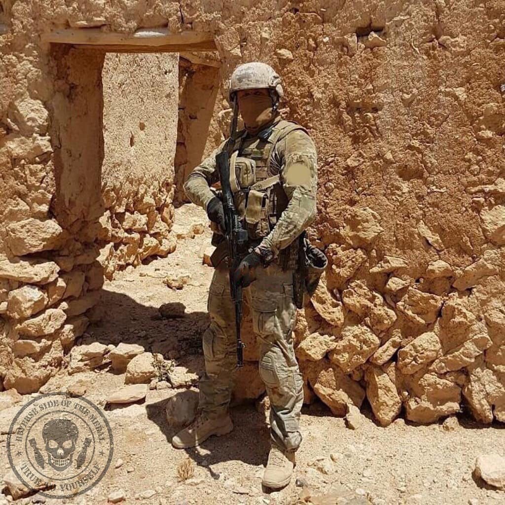 Photos of Russian spetsnaz (possibly PMC as well) in Syria. 25/ https://t.me/grey_zone/652 
