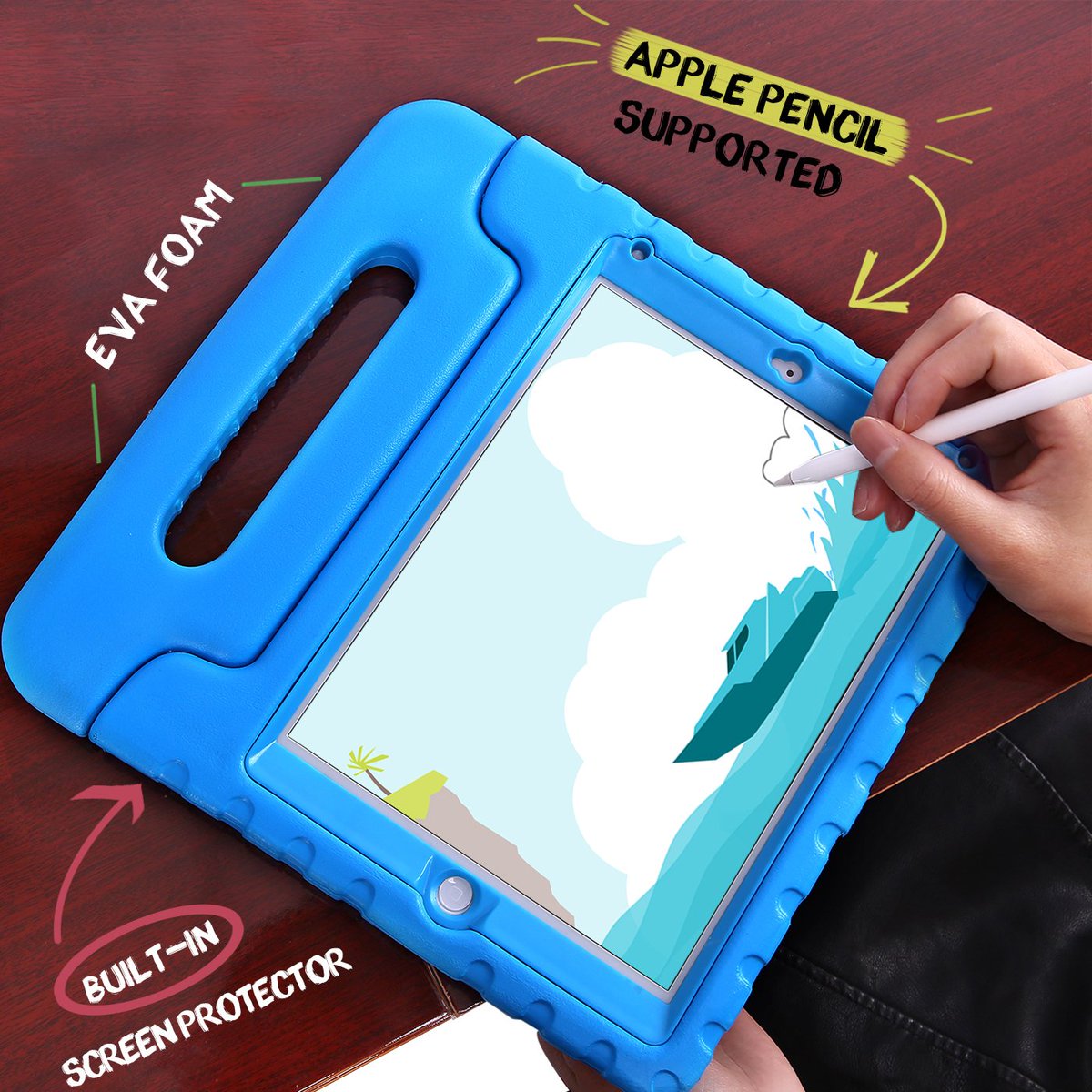 ShopHDE's tweet photo. ✔ Two-piece protective carrying case and stand for the New Apple iPad 2018 Student Edition 9.7" tablet 6th Generation Models A1893 &amp; A1954 Learn more: https://t.co/y3EYoFp7NG

Get your discount code when you message us! https://t.co/uNBdboSvuL