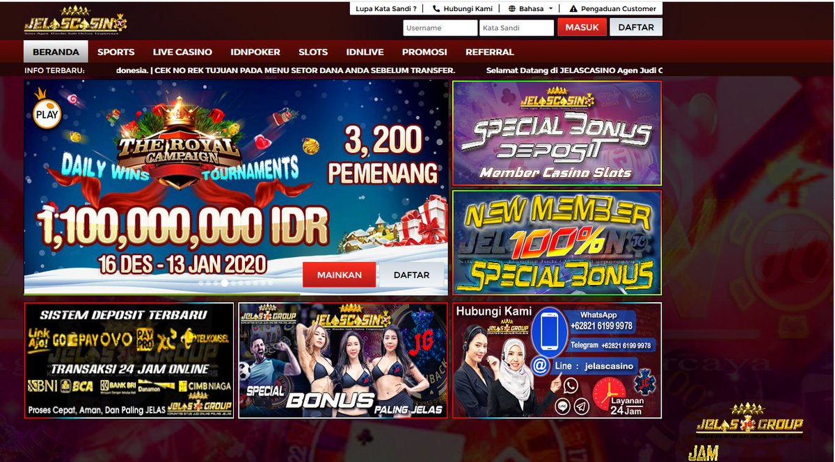 JelasGrup's tweet photo. Jelascasino Agen Judi Online Casino Slot Bola Togel Terpercaya . Minimal Deposit 25.000 . NIkmati Hot Promo Special Deposit 100% &amp; 200%
https://t.co/90RvUvMRnO

#casino #slot #bola #togel #poker #judionline #bonusharian #judicasino https://t.co/s2PFkoQHRq