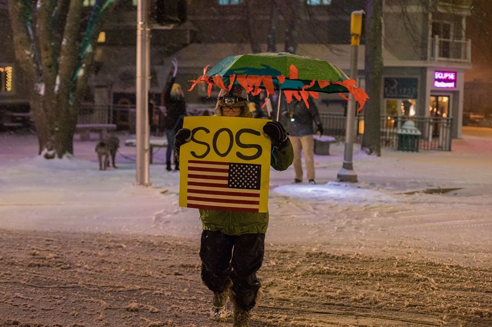 mcm_ind's tweet photo. 170 strong in Rockland, Maine for impeachment tonight, a record number for our small town. Thank you to every person who came out! These photos from Jack Sullivan capture a few of the group's moments. #MainersForImpeachment #NobodyIsAboveTheLaw #mepolitics https://t.co/3S3Cv1NAZn