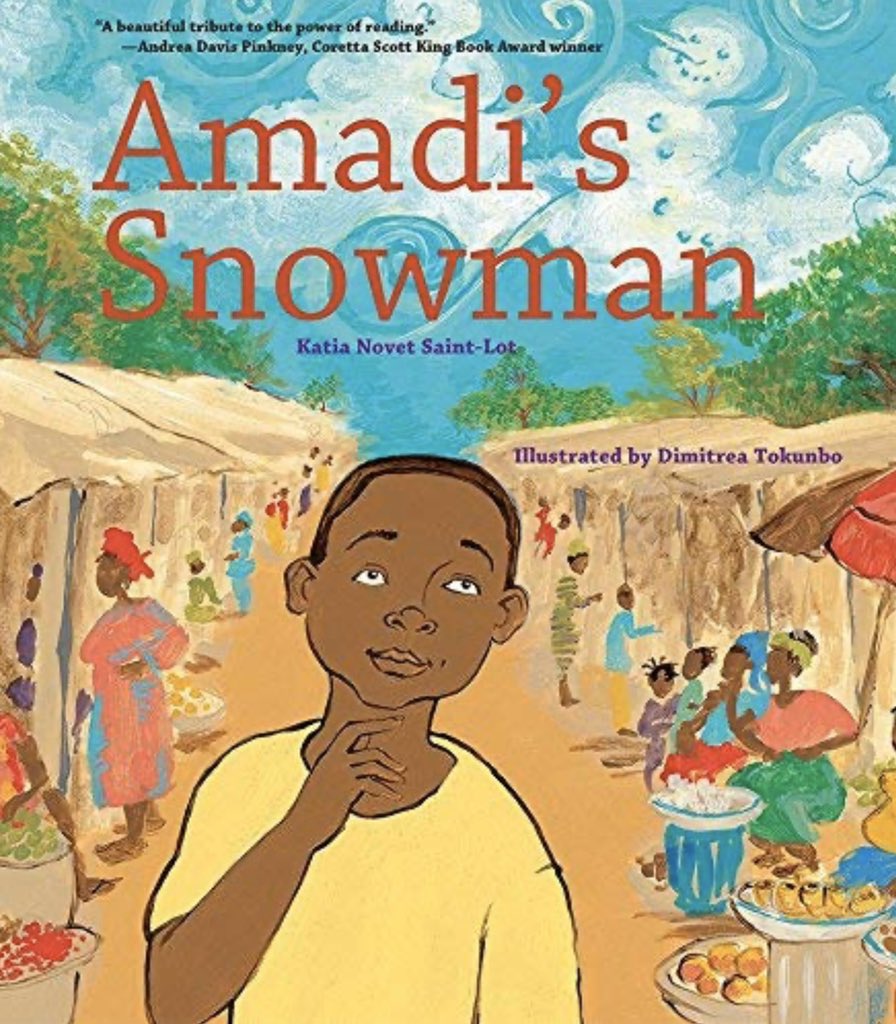 MsRosie_library's tweet photo. White creatures with carrot noses? Amadi discovers reading opens doors to worlds we can hardly imagine! Stories can make reluctant readers avid readers with just the right choice of book! Thanks for sharing #psemakers
#retelling #makerspace
#literacy #library @mrs_am_payne https://t.co/DEELK0YSSY