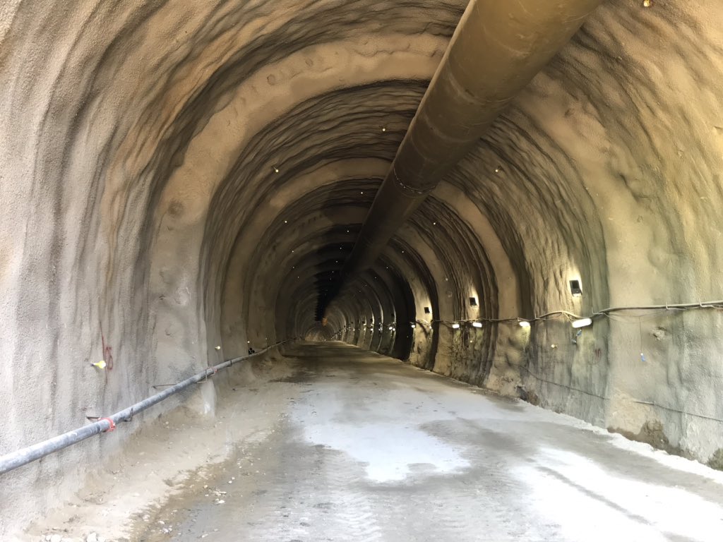 Come 2025 and a train will definitely travel on this stretch and I have my pic clicked inside this first tunnel under construction-it is part of my memory and I will tweet it on the day when train passes via this tunnel for the first time- provided i am alive on that day!