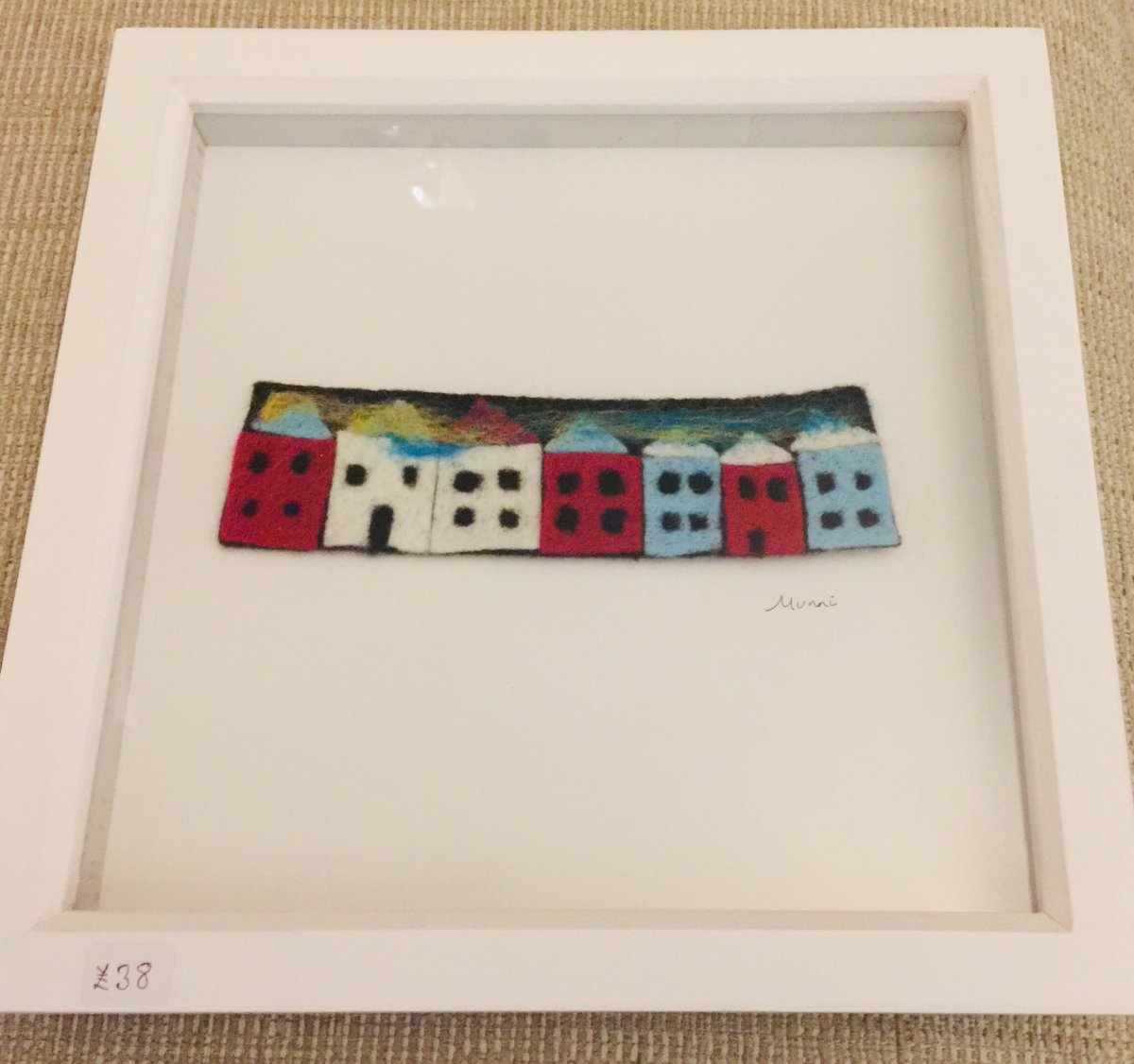 #needlefelting #artforsale Unique #feltart for sale @Hobbycraft_RDG #XmasGifts #Hobbycraft #rdguk