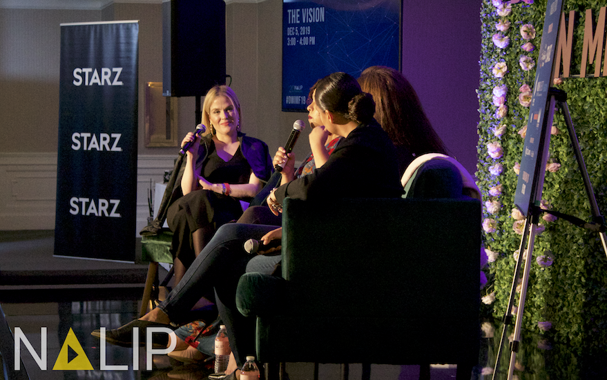 NALIP_org's tweet photo. NALIP thanks @STARZ for sponsoring the 2019 Diverse Women in Media Forum. With their help, this year’s forum was packed with thought provoking discussions led by powerful women working towards inclusion & advancement in the entertainment industry | #WeAreInclusion #DWIMF19 https://t.co/8JyLrgbnh3