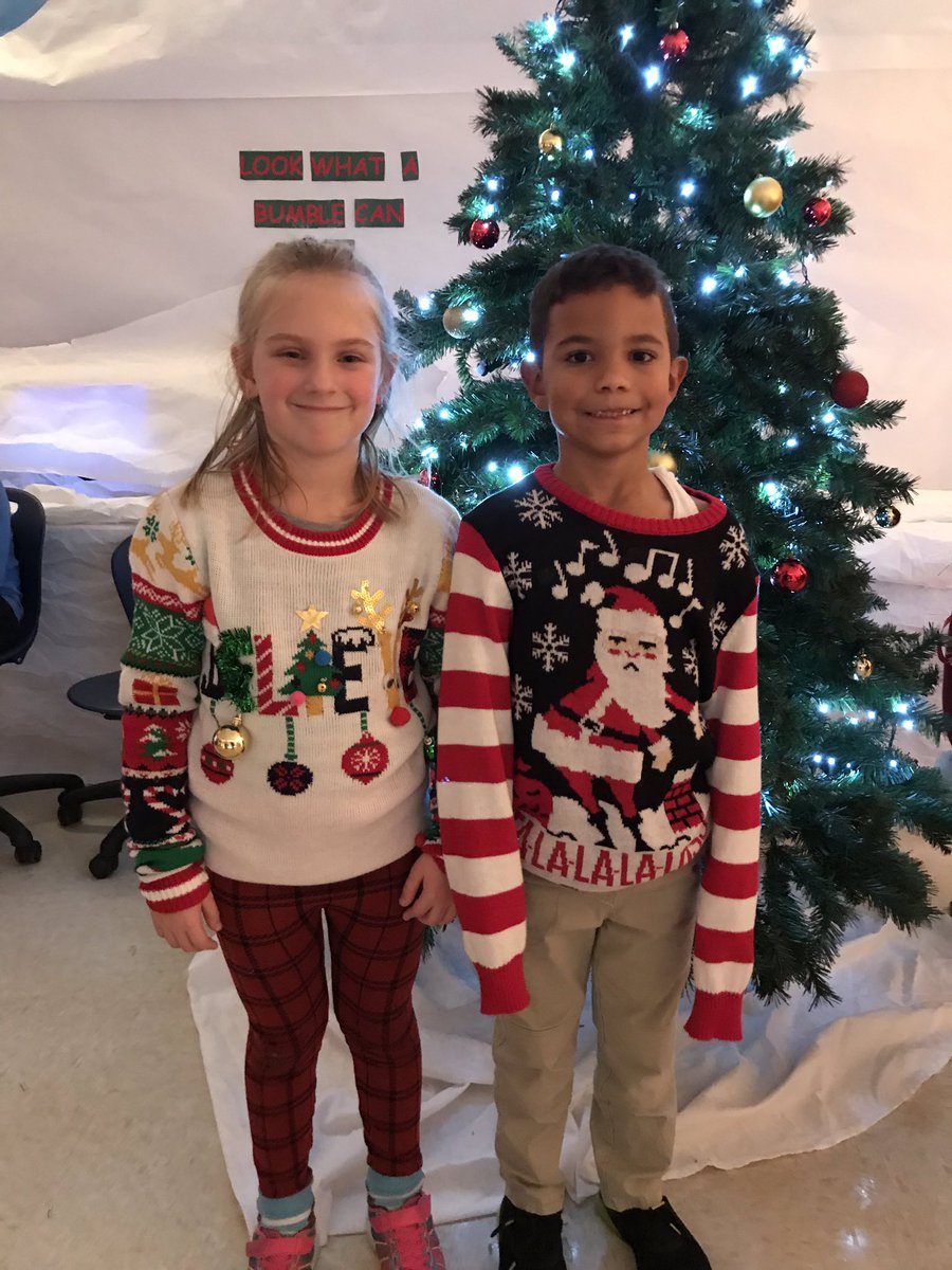 principalvsgs's tweet photo. Fun Ugly Christmas sweater day at #VSGS https://t.co/QHqnZdfuom