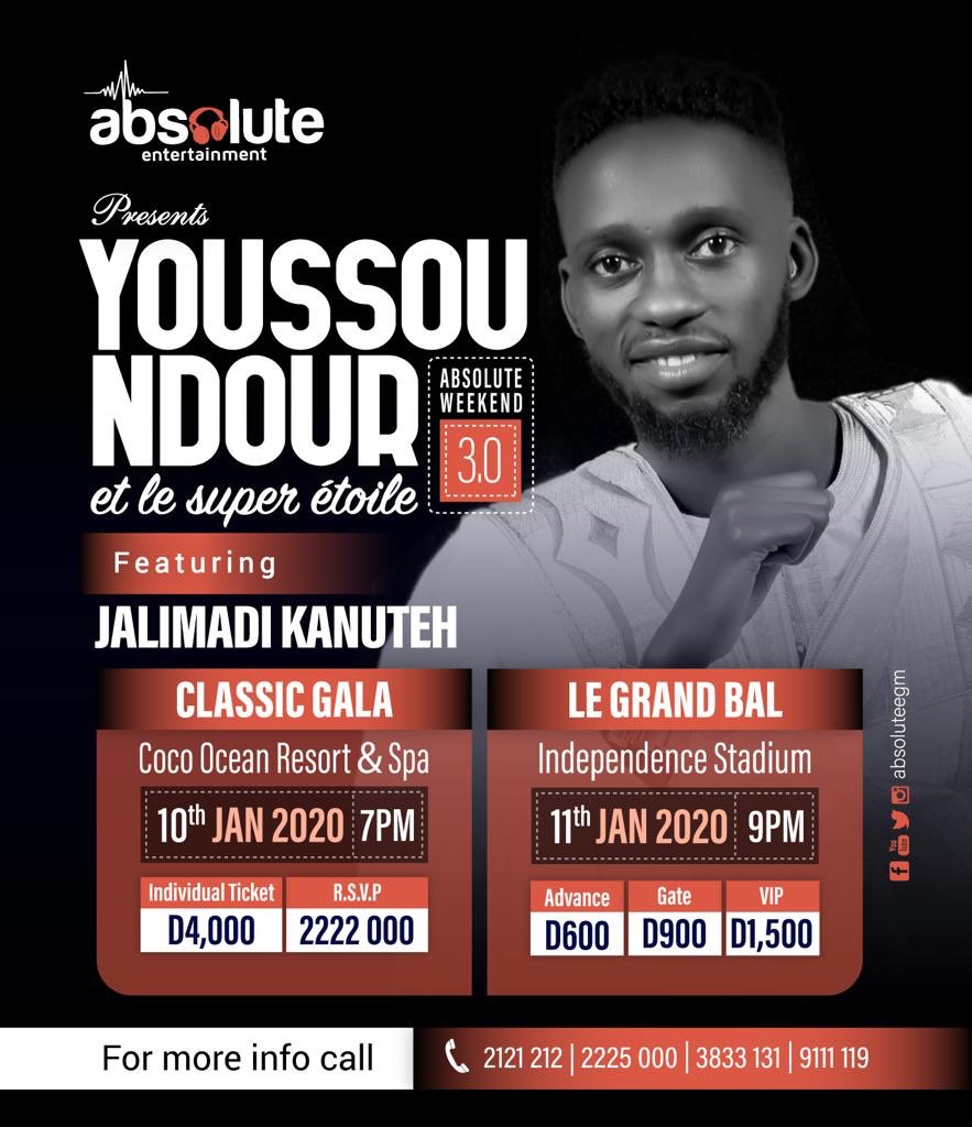 jalimadii's tweet photo. Jali Madi Kanuteh CONFIRMED! Performing LIVE on the 10th &amp;11th January 2020. ✔✔✔
#YoussouNdourGambia2020
#ClassicGalaNight 
#SpecialGuestArtist 
#ClassicGala 
#LeGrandBal 
#AbsoluteWeeken #SangaRangaRecordz 🇬🇲🇬🇲 https://t.co/EDW2UHRIXn