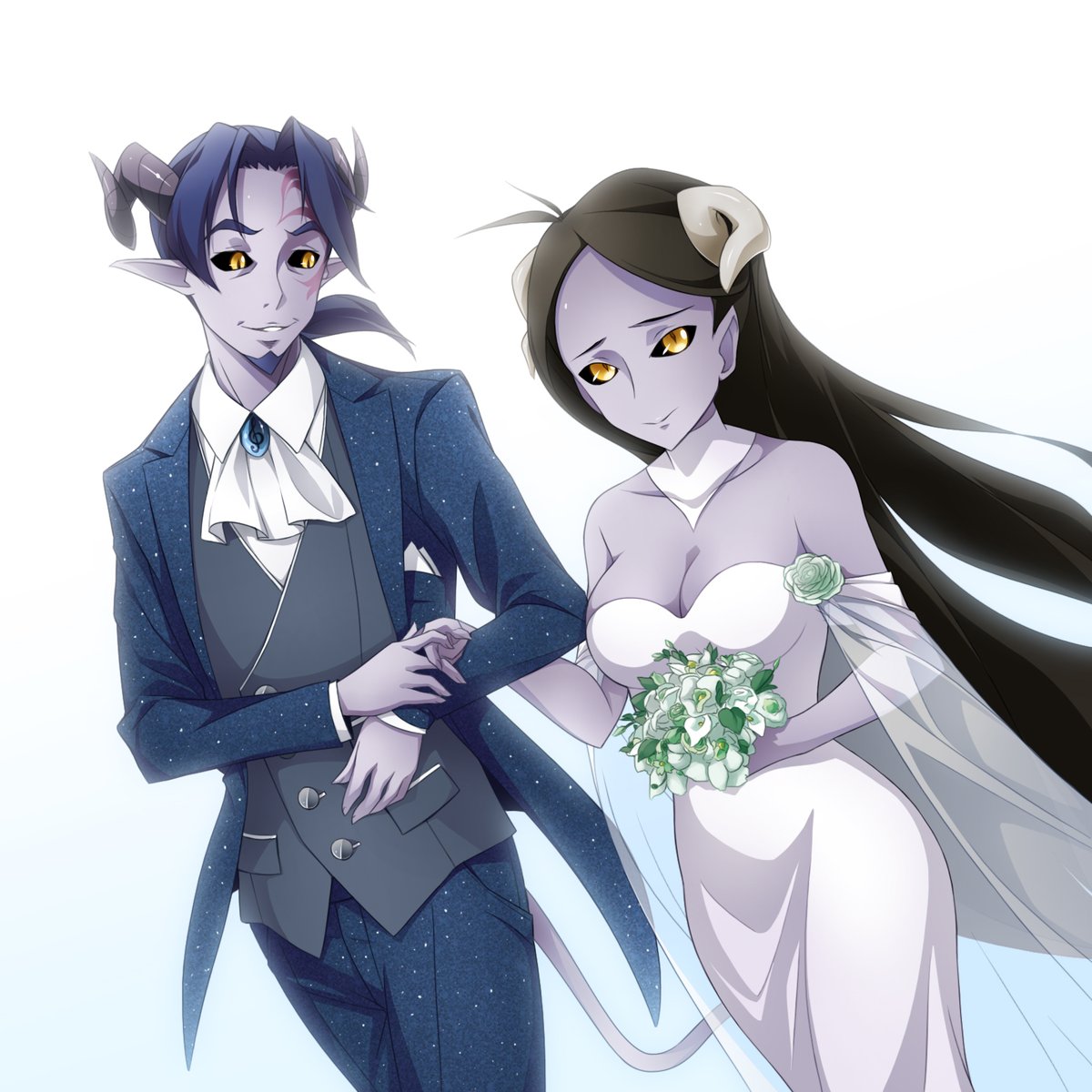 VDragol's tweet photo. WoP - Wedding scene, another art for another chapter. This is Bellatrice and her father Gustaf Maller.
#worldofpossibilities #wop #demons #demongirl #demonbride #bride #bellatrice #gustaf https://t.co/Cr1yp73zq8