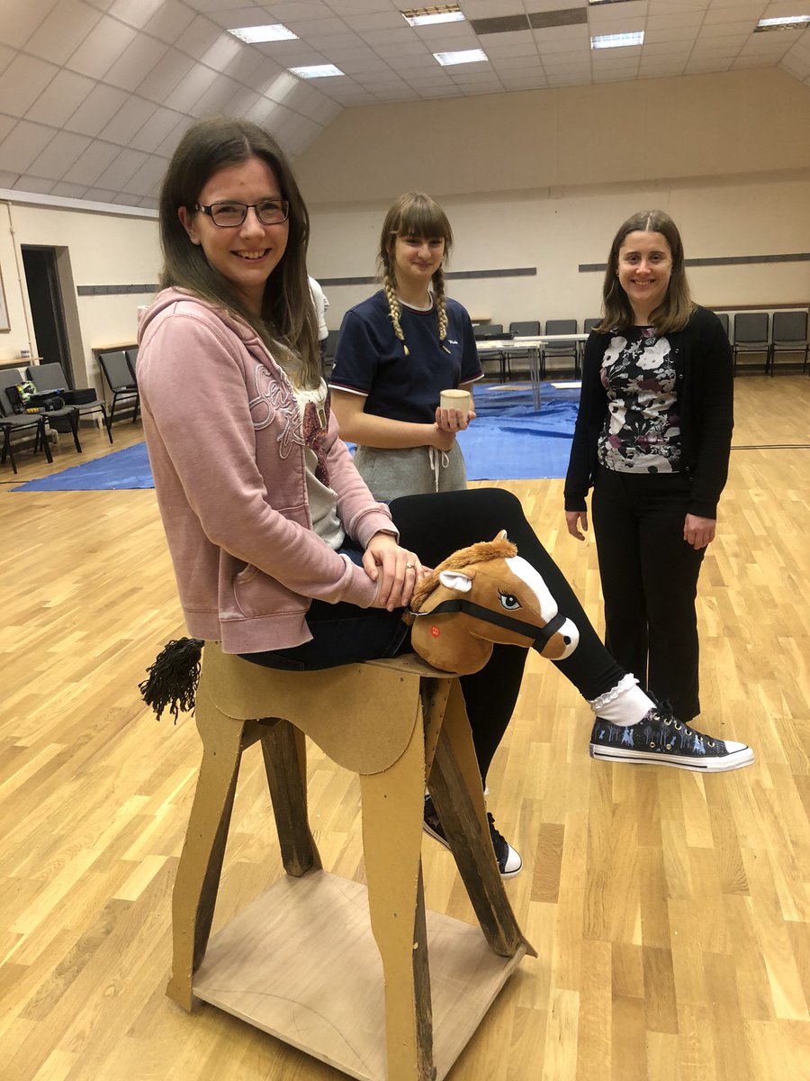 bonosarnold's tweet photo. The crew play with the props whilst the cast play with... Ten Times Table @thebonington January 2020 https://t.co/iKr0qpOrG9