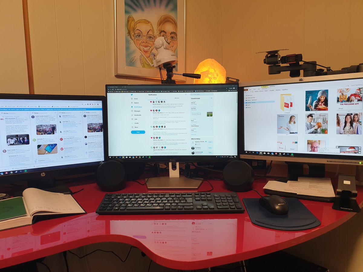 pressieme's tweet photo. I had know idea how manic this was ... even with 3 screens - thanks for all the support! #pressieme #louthchat https://t.co/pYwvdfNTZG