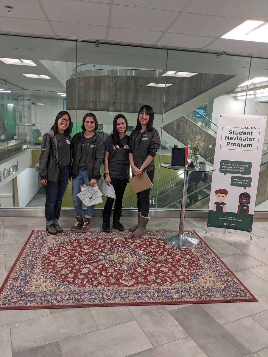 AlgonquinSS's tweet photo. Welcome to #ACStart! The Prep Lounge in Nawapon is your one-stop-shop for support with registration, financial aid, tech, AC Card/U-Pass and more!
Questions? Ask one of our volunteers or join us for the College Essentials: Expert Panel Q&A at 4pm (2nd Floor, DARE District). https://t.co/x5IKYKtm0w