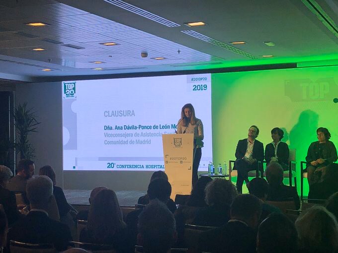 adavimu's tweet photo. Hoy he acompañado a profesionales de Hospitales de toda España en los #PremiosTOP20 👉🏻 #20TOP20 evalúa procesos específicos en las áreas clínicas más relevantes. https://t.co/NABuJlY3sj
