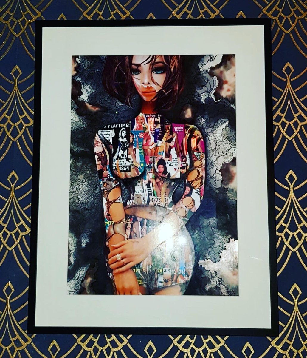 ayo_pauli's tweet photo. ‘Honeypot’ hanging defiantly in her new home. Dead proud.
#superheroine #thefinsburyparkdeltics #popart #artcanorg #outsiderart #theoutsiders #urbanart #art #artoninstagram #collage #collageart #sex #love #tfpds #thetunnelartists #urban https://t.co/nQXnAqhqc7
