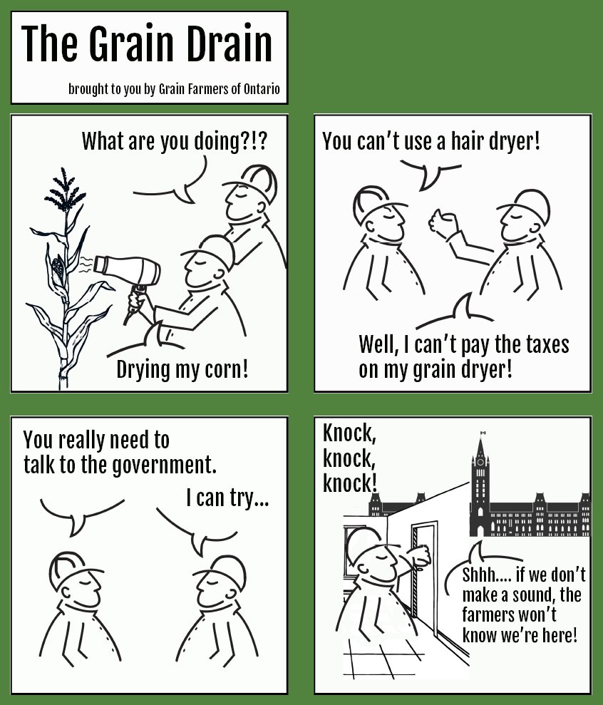 12.5 million dollars in #carbontax on food production is no joke...  #GrainDrain #ontag