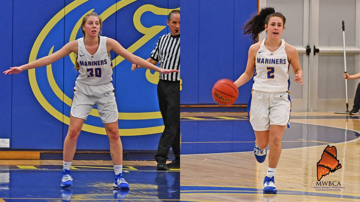 MarinersSports's tweet photo. .@mmawbb's Plissey and Stanton Named in MWBCA Weekly Honors #MaineMaritime #RespectTheAnchor 🏀⚓️ | https://t.co/Dd1ojILCte https://t.co/vApv203yfc
