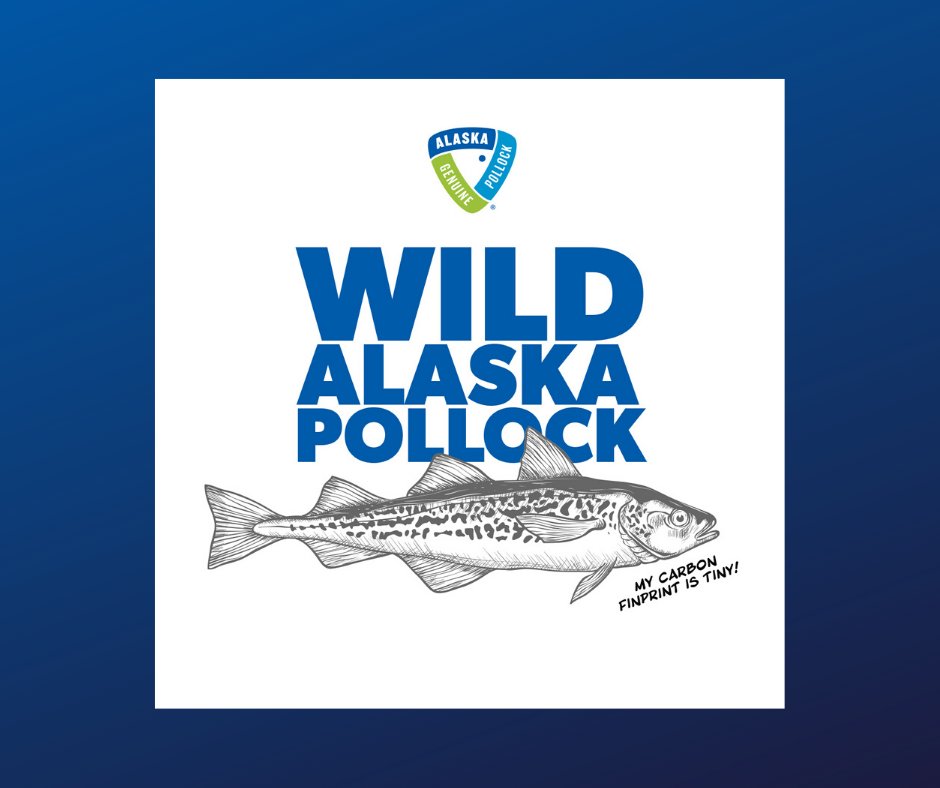 wildAKpollock's tweet image. #DYK that #WildAlaskaPollock is a triple threat? 🐟

It's great tasting, nutritional, and has a tiny carbon footprint… 

Truly a #PerfectProtein! 💪
