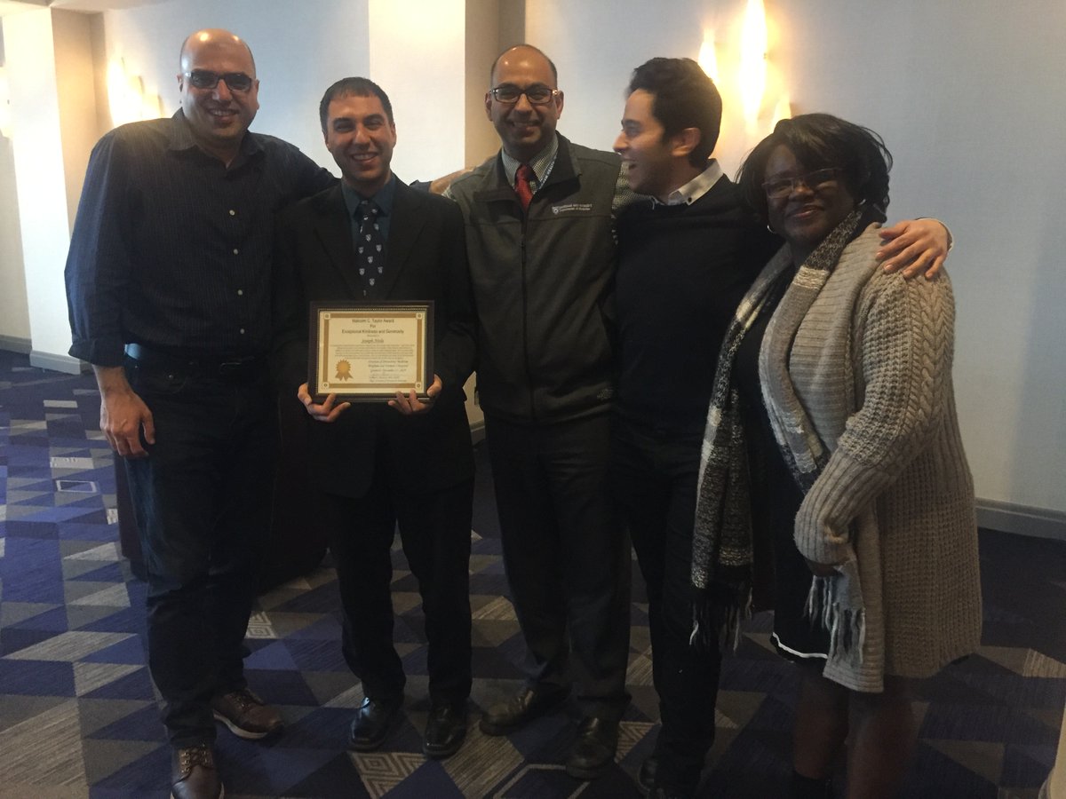 Samia Mora (@samiamoramd) on Twitter photo Congratulations to Joe Niola on receiving the #BWH Division of Preventive Medicine Malcom Taylor Award for his dedication and service to the Division!!
The Postdoc Fellows and Faculty thank you for all you have done for us!!
<a href="/Hesam_Dashti/">Hesam Dashti</a> <a href="/HasanSiddiqi5/">Hasan Siddiqi</a> <a href="/EKDuranMD/">Edward K. Duran</a> Remi Ajala Congratulations to Joe Niola on receiving the #BWH Division of Preventive Medicine Malcom Taylor Award for his dedication and service to the Division!!
The Postdoc Fellows and Faculty thank you for all you have done for us!!
<a href="/Hesam_Dashti/">Hesam Dashti</a> <a href="/HasanSiddiqi5/">Hasan Siddiqi</a> <a href="/EKDuranMD/">Edward K. Duran</a> Remi Ajala
