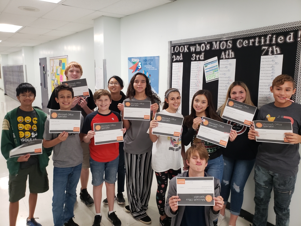 RMSMsDelgado's tweet photo. 😍Look who earned their Industry Certification as a Microsoft Office Specialist in #PowerPoint! @HCPSRandallMS @MawhinneyClaire @HCPSCTAE @JeremeMonette @Certiport #RandallMiddleSchool @hcpsMS #Congratulations https://t.co/Q8gwY6WFCu