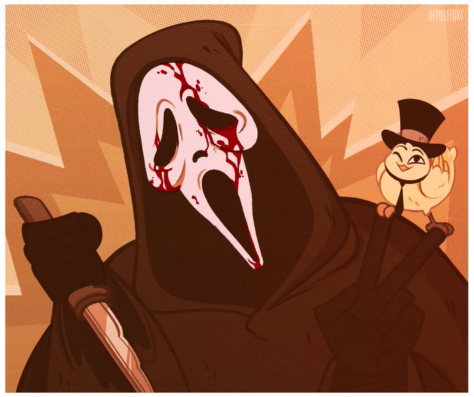 Ghostface Commission for @BreezeMinty! 

Selfie time! ?
#dbd
#deadbydaylight 