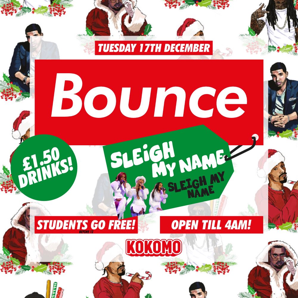 Free entry and 3 free sambos if yer name is Beyoncé tonight in KOKOMO!