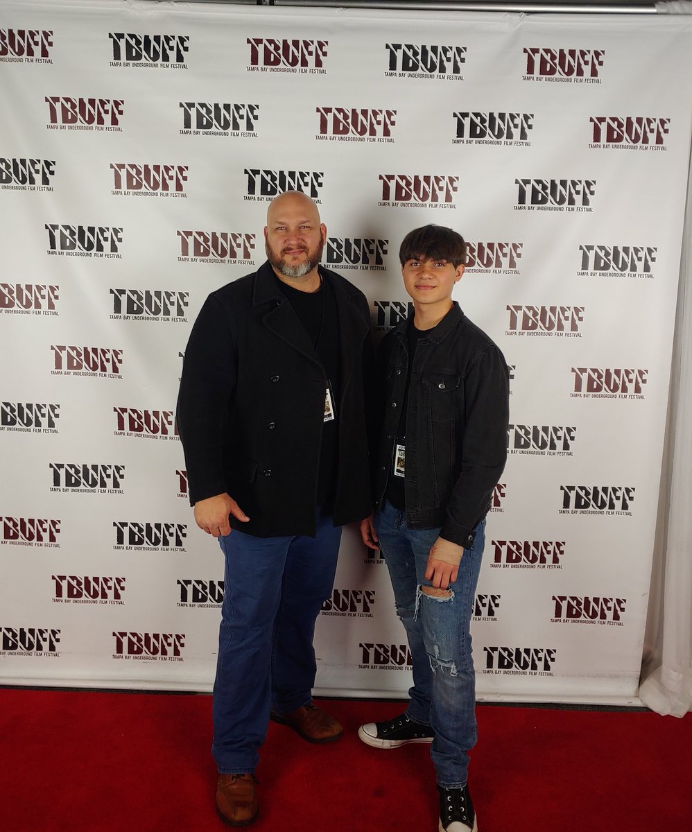 _ChrisApplegate's tweet image. With my son @AlanApplegate4 at the Tampa Underground Film Festival (TBUFF)