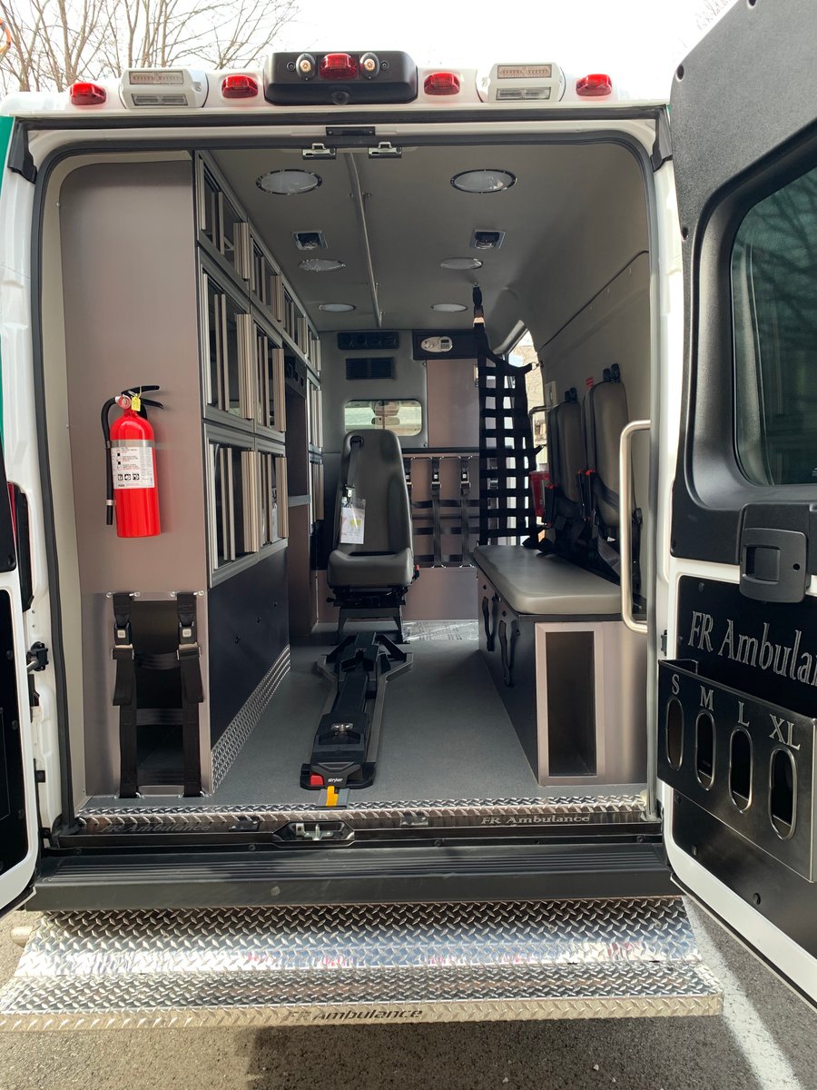 crhwire's tweet photo. Our new transport ambulances have arrived! They're a more efficient, compact way to transport patients for non-emergent needs. You'll still see our traditional trucks responding to 911 calls. https://t.co/sQiSxZPlWC