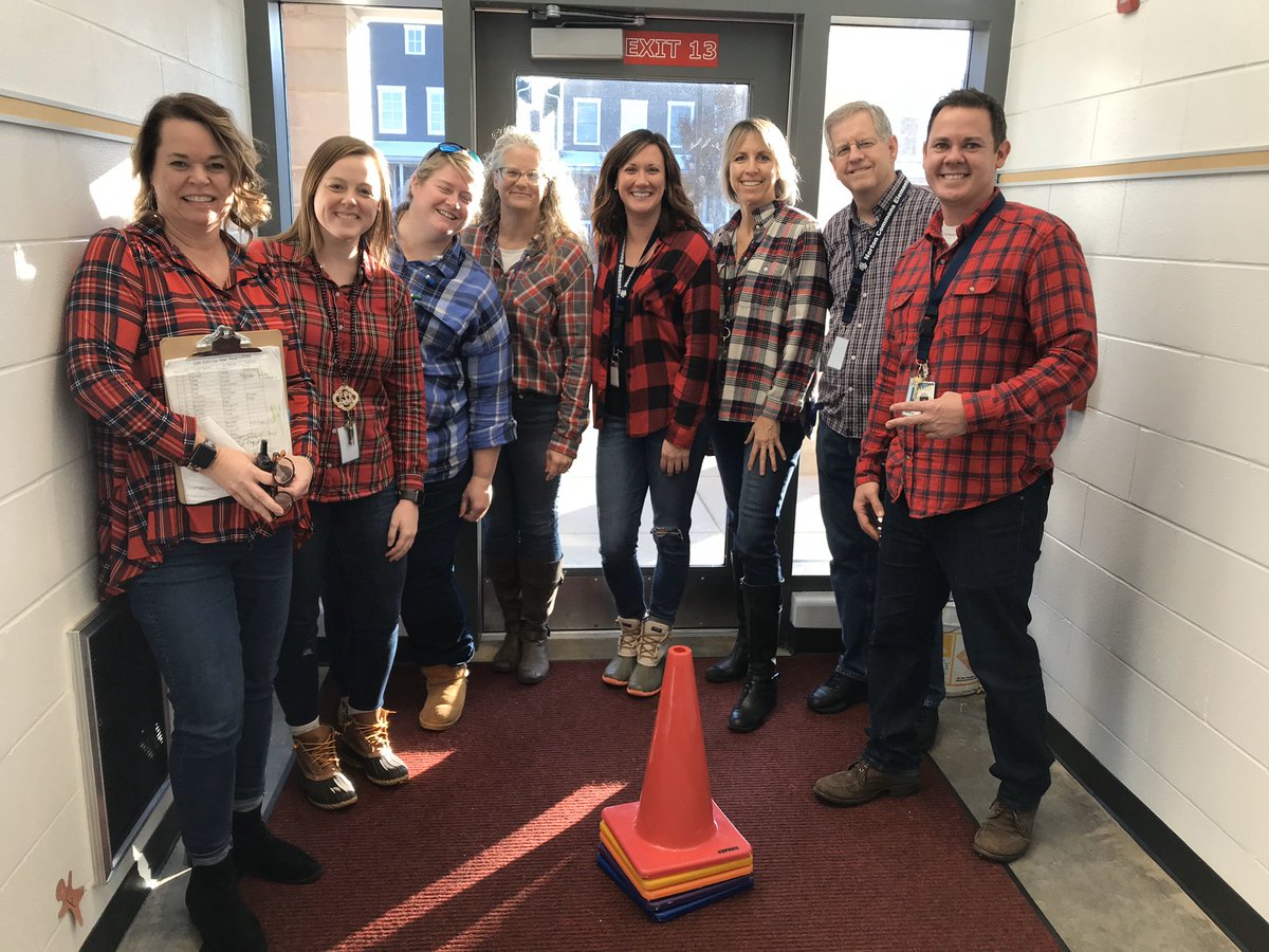 NCES_Knights's tweet photo. #PlaidTidings from the staff at Norton Commons Elementary! https://t.co/Hh5hnsIcpf