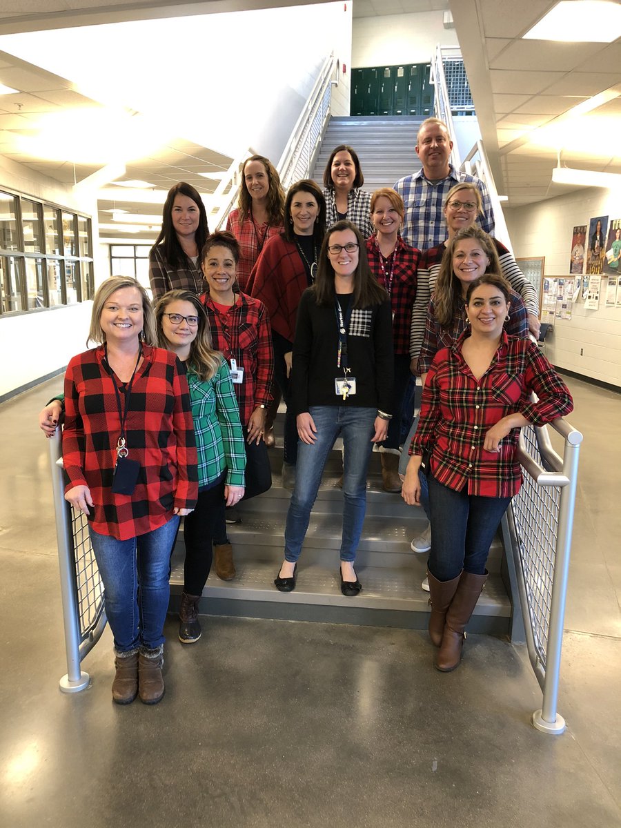 NCES_Knights's tweet photo. #PlaidTidings from the staff at Norton Commons Elementary! https://t.co/Hh5hnsIcpf