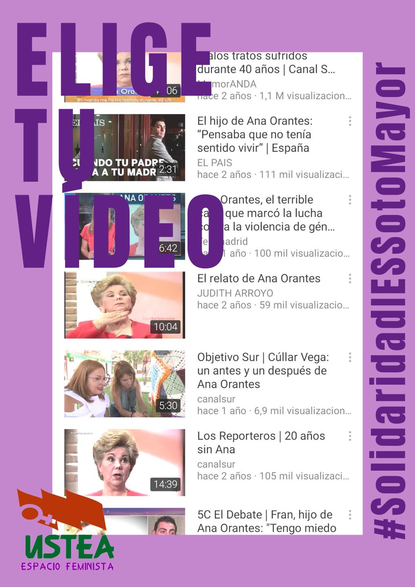 usteaeducacion's tweet photo. Mañana el profesorado no podremos acompañar al docente denunciado por trabajar la coeducación a través de la figura de Ana Orantes, pero es un buen día para que todo el alumnado andaluz sepa quién fue y qué le ocurrió.
#TodoPinTieneSuPuk #SolidaridadIESSotoMayor
#EspacioFeminista https://t.co/UfWC6KNp5J