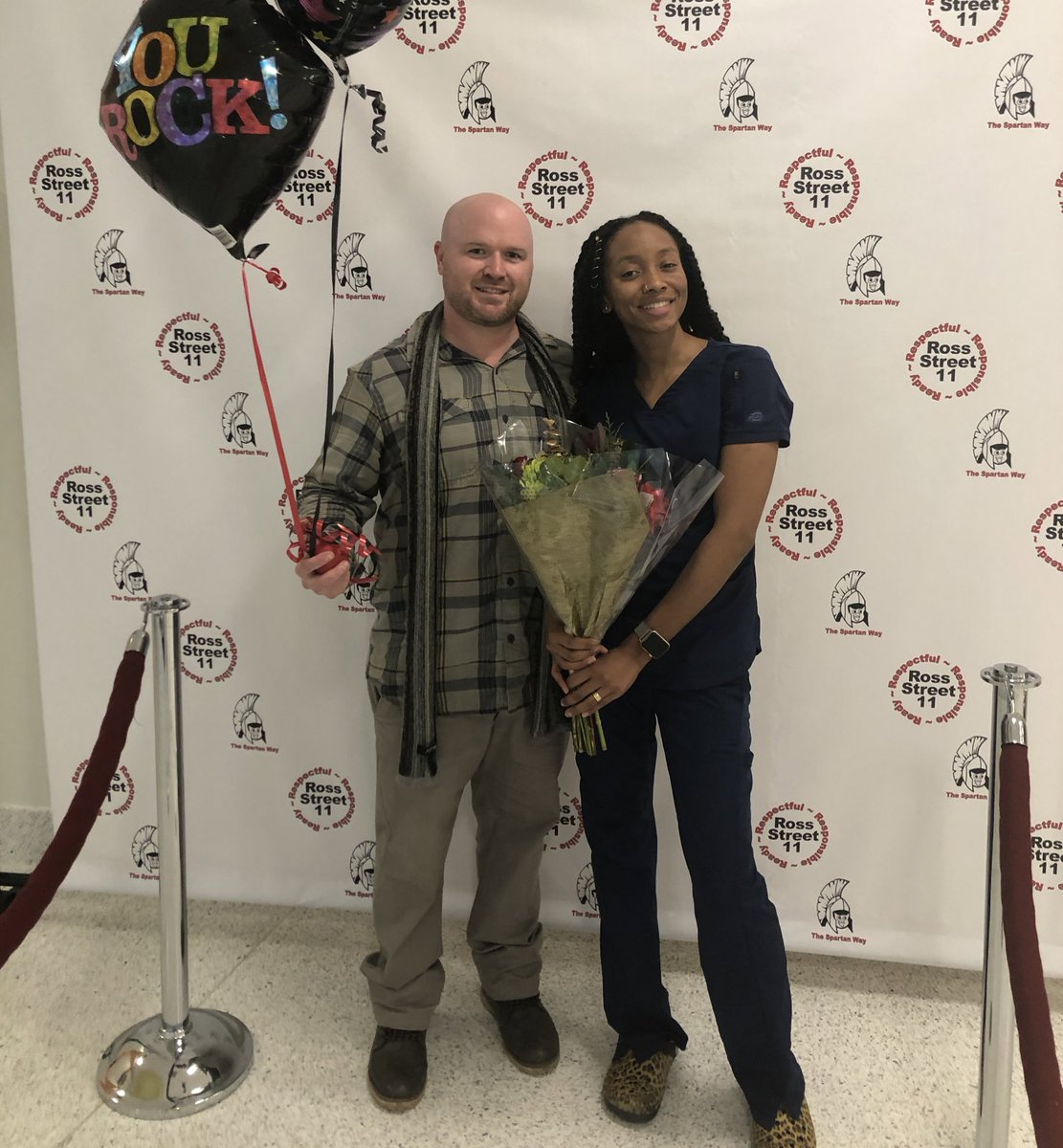 tammygiordano's tweet photo. Congratulations 🎉 to #RSS11 Governor’s Educator of the Year award recipients Nurse Strickland and Teacher Mr. Dubay. Well deserved! https://t.co/SdDObNjot1