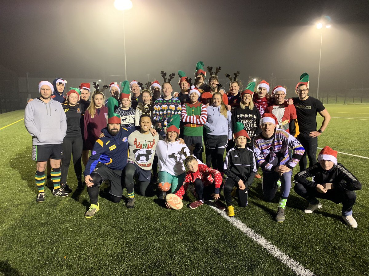 COYSTouchRugby's tweet photo. #O2TouchTuesday #ChristmasJumperDay #TuesdayTouch #festivefun #bigturnout @o2touch Santas Vs Elves Vs Rudolphs Competition https://t.co/DpWittWZ6M