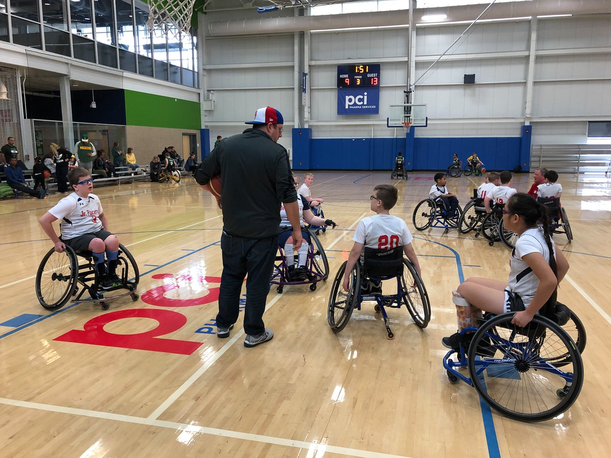 AdaptSports's tweet photo. Through the sweat and tears, our junior coaches do an amazing job helping our young athletes reach their highest potential! Thank you RHI Adaptive Sports wheelchair basketball coaches!! #baskebtall #wheelchairbasketball #adaptivesports #supportadaptivesports #coaching https://t.co/KyOCOCEXzM