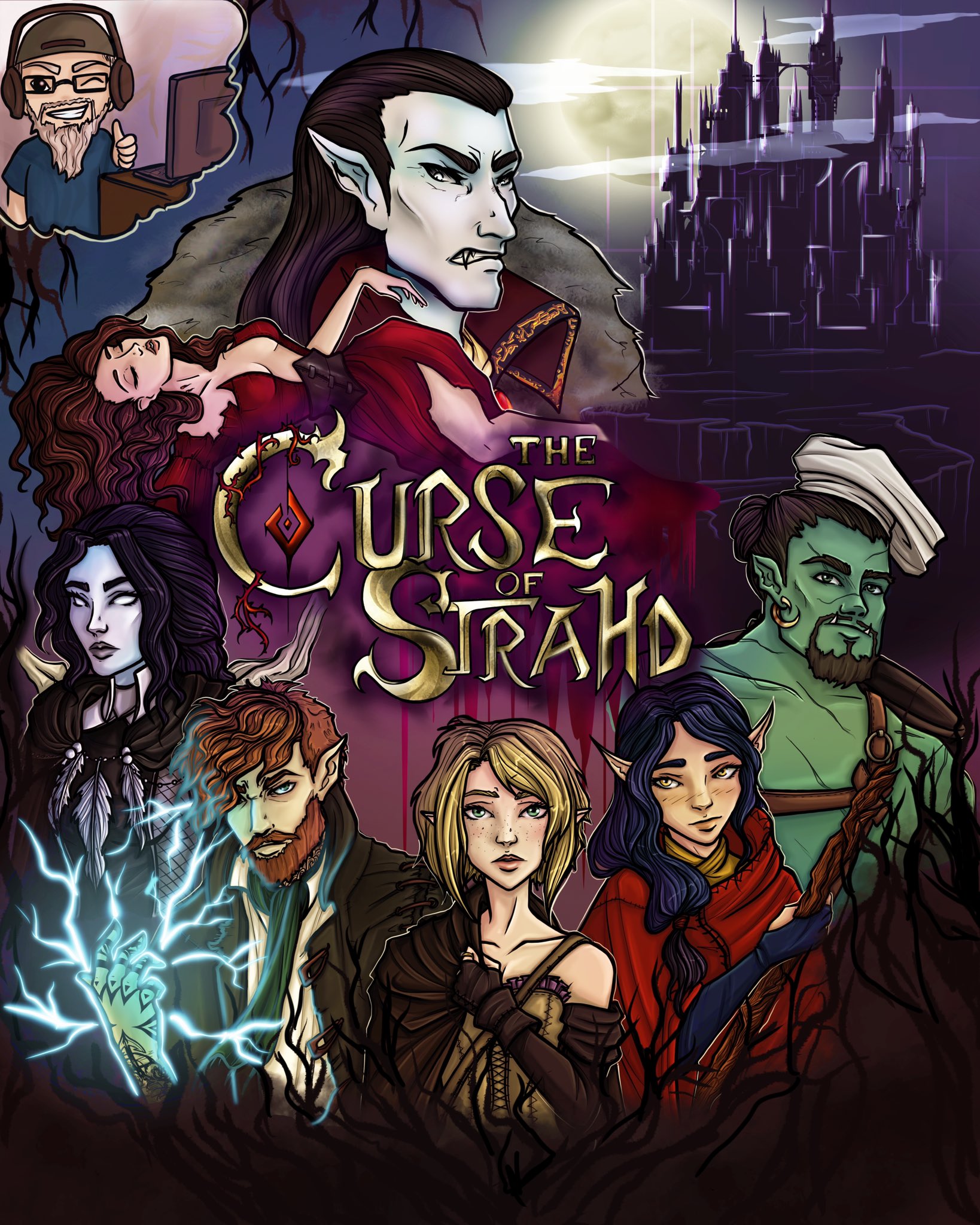 ArtStation - Curse of strahd party poster