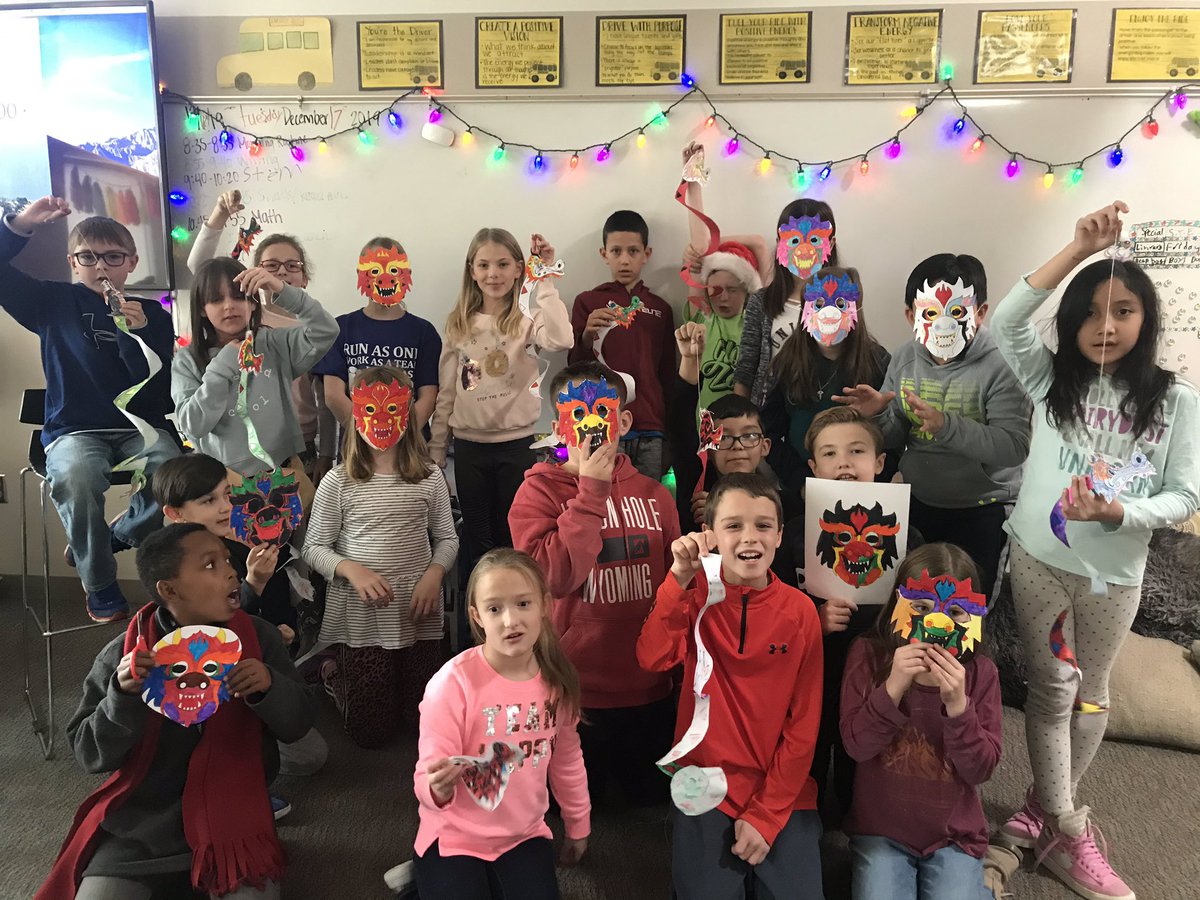 Learning about culture and holidays that our classmates celebrate. Starting with the Chinese New Year 🐉 #loveMHE