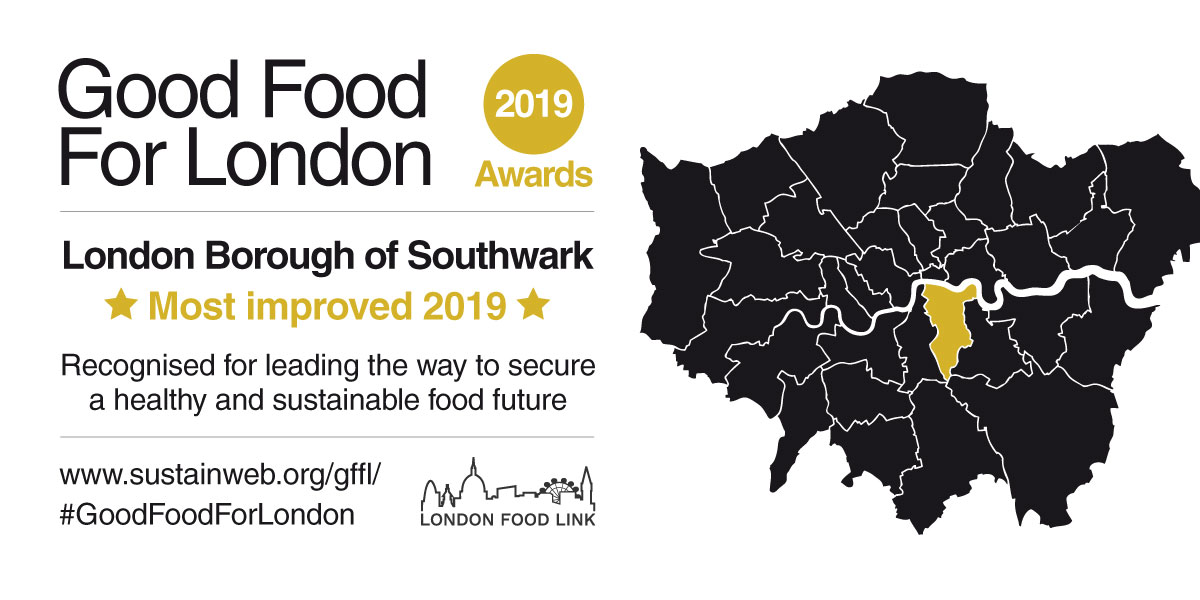 LondonFoodLink's tweet photo. Another Big Christmas Cheer for @lb_southwark - Most Improved boroughs in the 2019 #GoodFoodForLondon Report. Keep up the amazing work! @MayorofLondon https://t.co/5VJTeBVhqa https://t.co/o70pRtBNcJ