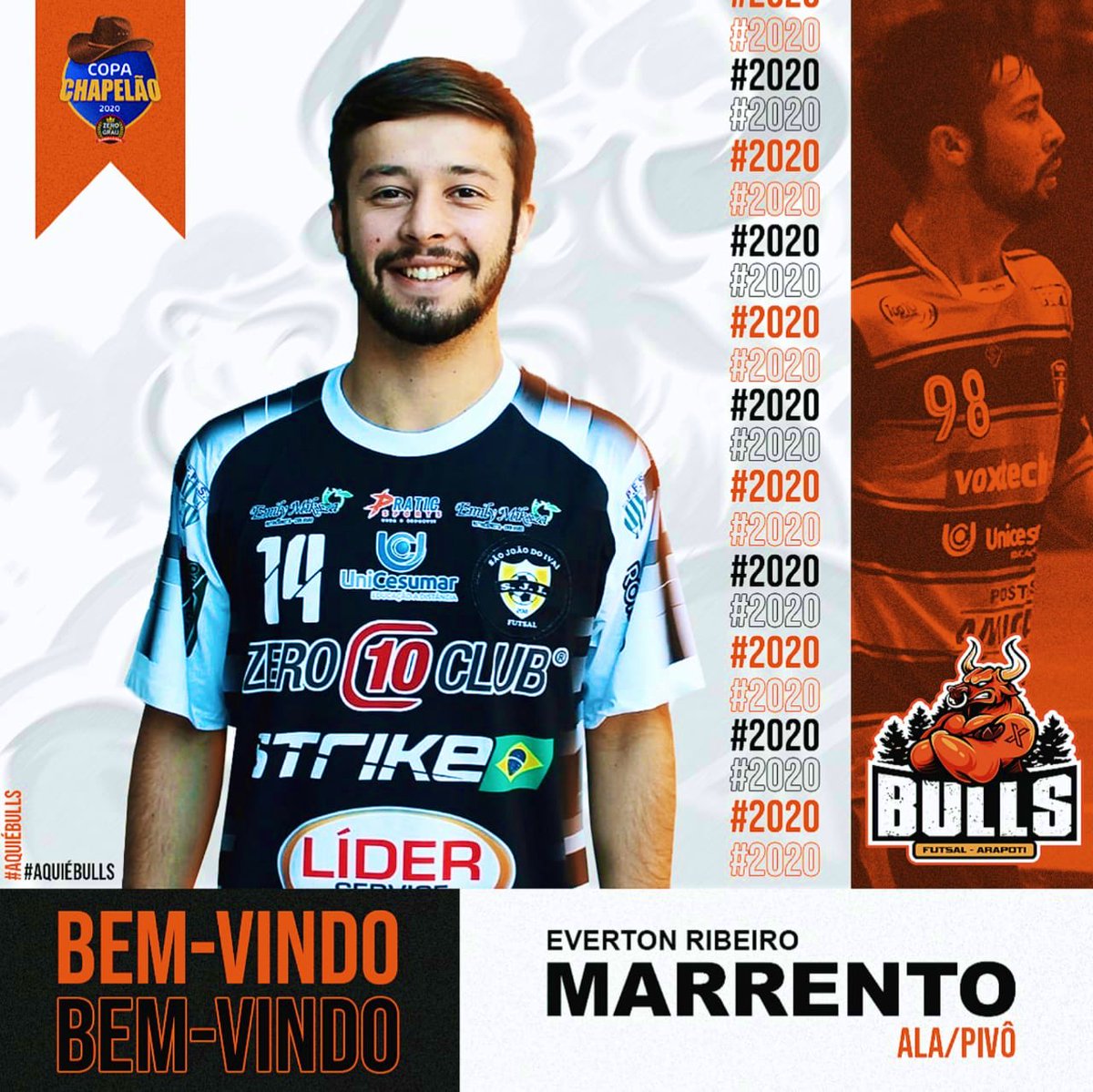 BArapoti's tweet photo. TEM ESPAÇO PRA MAIS UM REFORÇO AÍ? TEM SIM, O CRAQUE “MARRENTO” CHEGA PRA TRAZER VELOCIDADE E AGILIDADE PRO NOSSO ELENCO DA TEMPORADA 2020🧡🖤 seja bem vindo craque!!! 

#AQUIÉBULLS #REFORÇO #TEMPORADA2020 🔝🔥🧡🖤 https://t.co/CQ3kjs3pl2