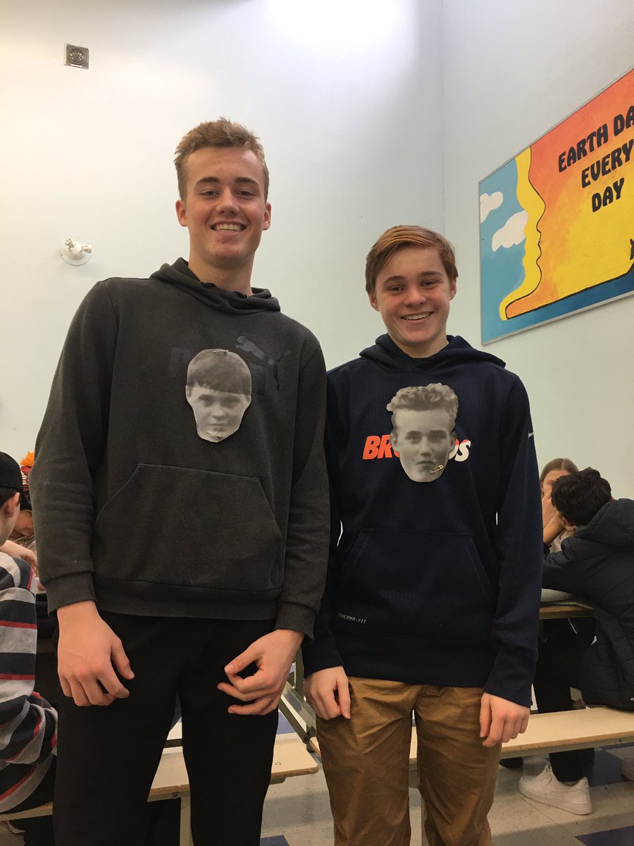 Max_JMag's tweet photo. Who won ugly sweater day? Me, or @Pat_Clarkin https://t.co/yApF4aIaX0