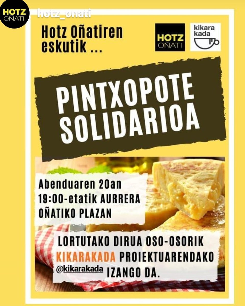 kikarakada's tweet photo. Adi!!!🔥☕
@hotz_onati Eskerrik asko! https://t.co/2UFGgJpTVq