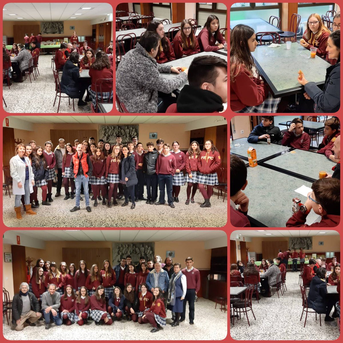 dominicasleon's tweet photo. Desayunos solidarios con #ASLECA y @calor_cafe #3ESO y #4ESO https://t.co/tsPf48ynDS