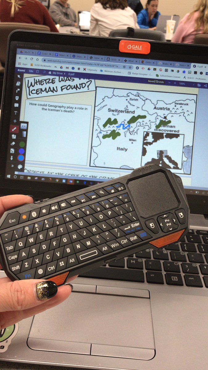 BarnashMegan's tweet photo. Love using @usekamiapp and my Bluetooth keyboard during PD. Move around the room while still writing on the document. No need for an interactive display!
@TheKamiHeroes
#TechTuesday #kamihero #kami #interactivepdf #digitalnotebook #socialstudies https://t.co/DiHaK3MrDb