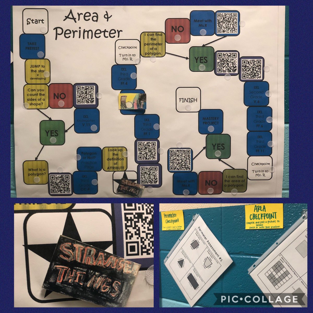 LearningwithRow's tweet photo. Trying to change things up a little! I don’t want the kids getting bored with our same pathways, so I created a... BOARD GAME! My students created their own game pieces to use as well 😁 @PersonalizeSC https://t.co/gF6TXjWZQl