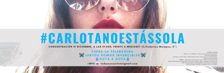ariboooommm's tweet photo. #CarlotaNoEstasSola17D https://t.co/RFJkq79kh5